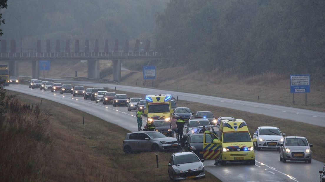 Ongeluk op de Rondweg (Rechten: De Vries Media)