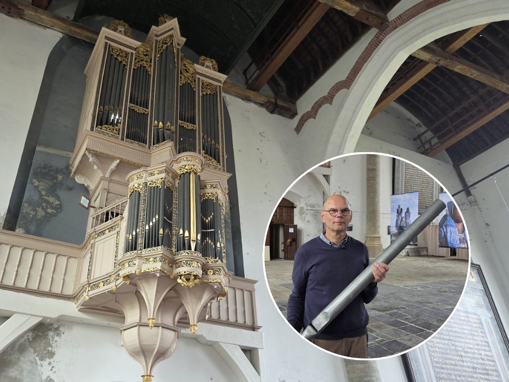 Honderden pijpen verwijderen uit historisch orgel om tien kapotte te herstellen: 'Zo geven we ze weer klank'