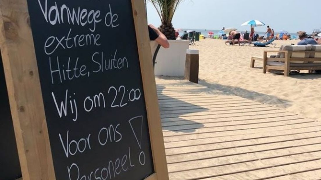 Bericht voor klanten van Pier 7 Zandpaviljoen in Vlissingen