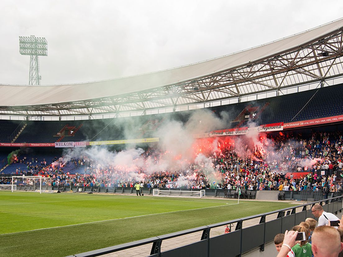 Vak S blijft leeg tijdens Feyenoord-ADO