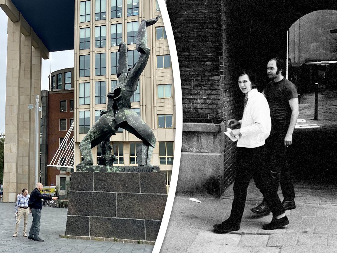De Boek (links) en Oudenaarden (rechts) in 2023 en 1973