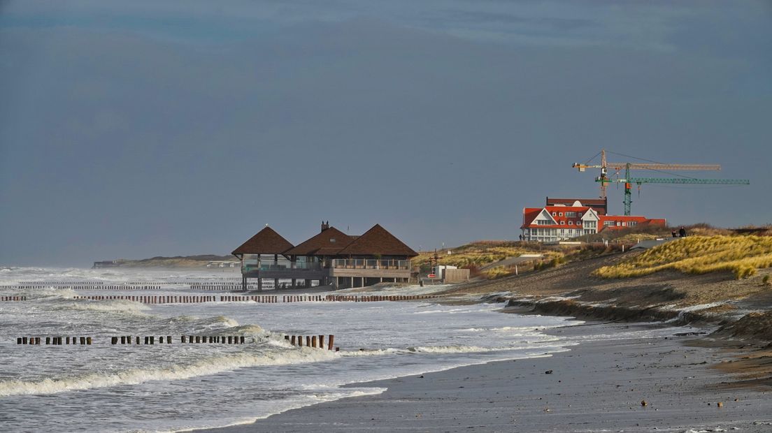Hoog water bij Cadzand