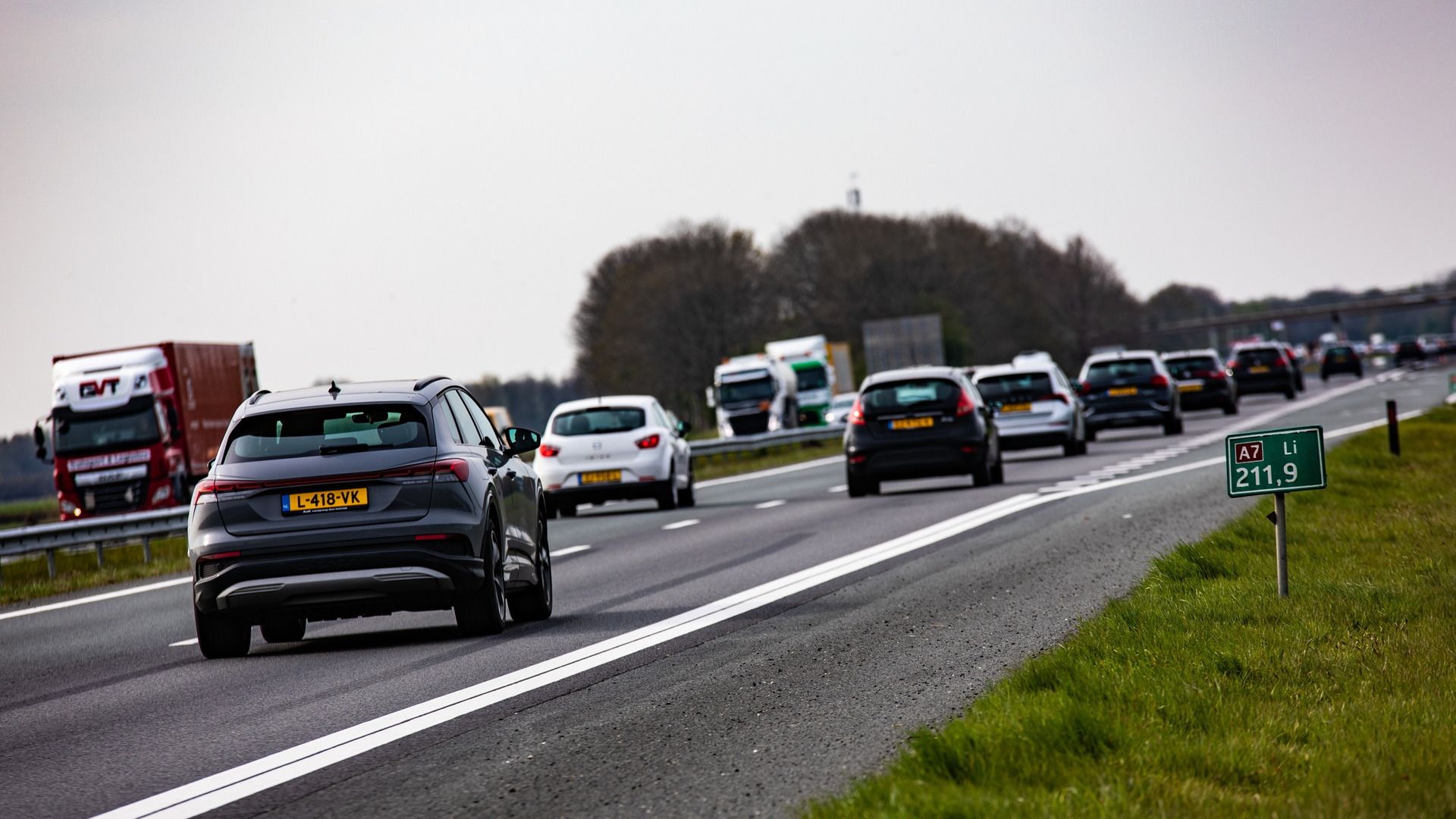 Drukte op de weg