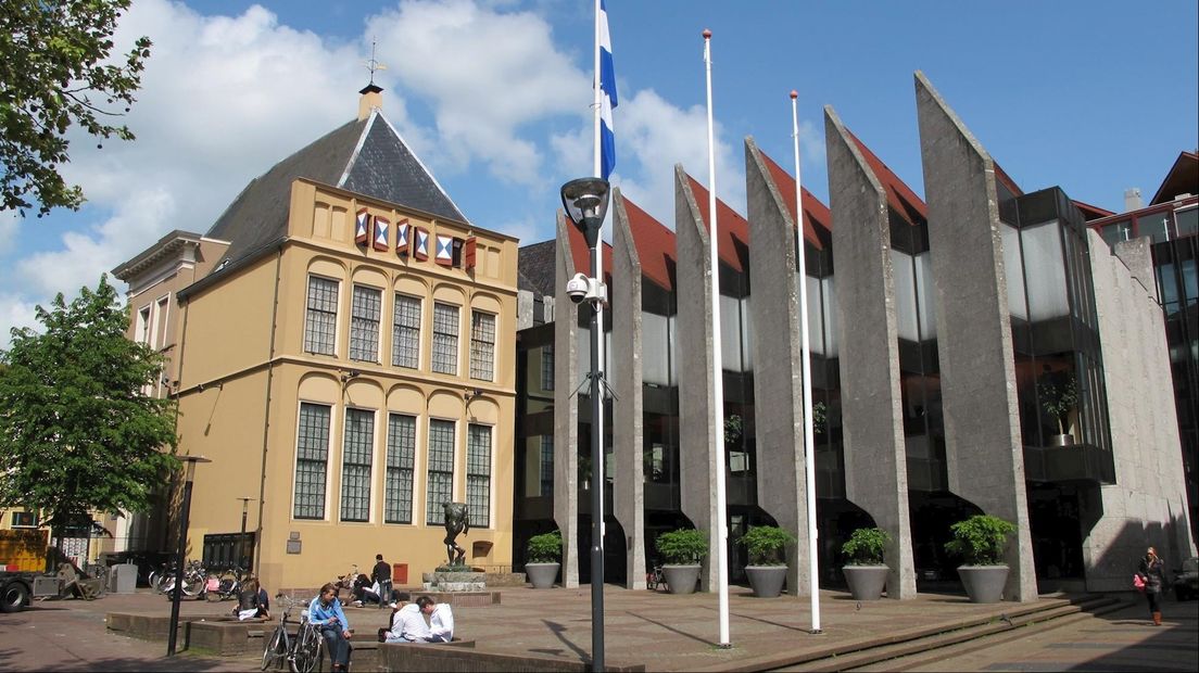 Stadhuis aan Grote Kerkplein in Zwolle