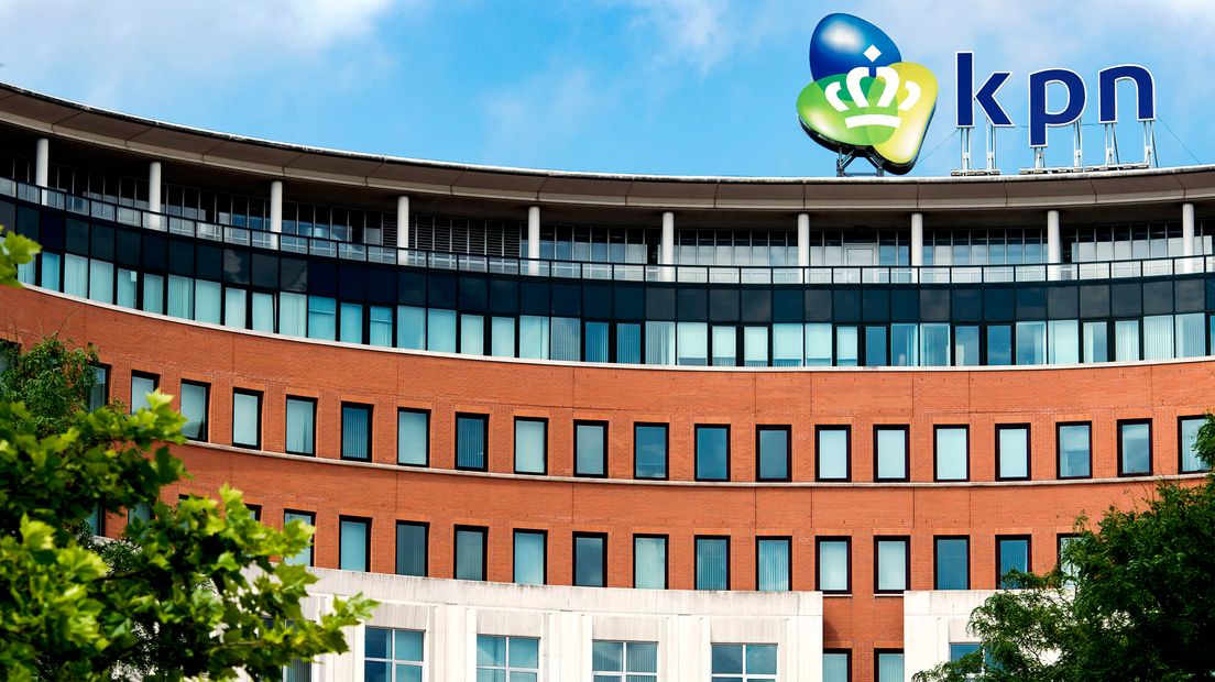Het hoofdkantoor van de KPN in Den Haag (Rechten: ANP XTRA / Koen van Weel)