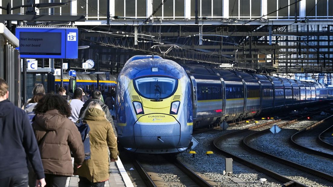 In rappe ynternasjonale trein fan Eurostar