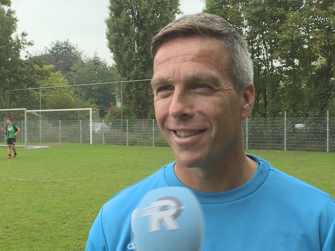 Gérard de Nooijer als trainer van FC Dordrecht in september 2018