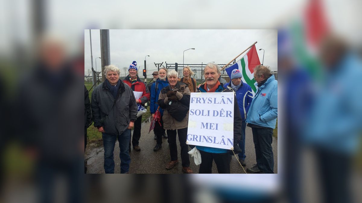 Vreedzaam protest tegen gas