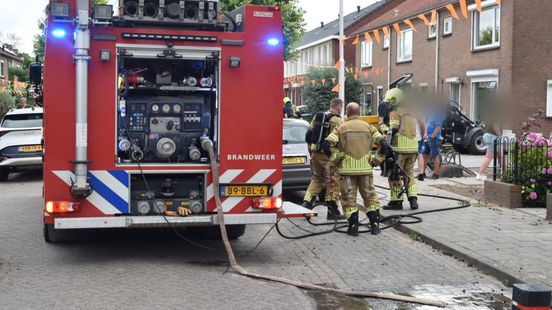 Binnenbrand tijdens verbouwingswerkzaamheden in Rossum