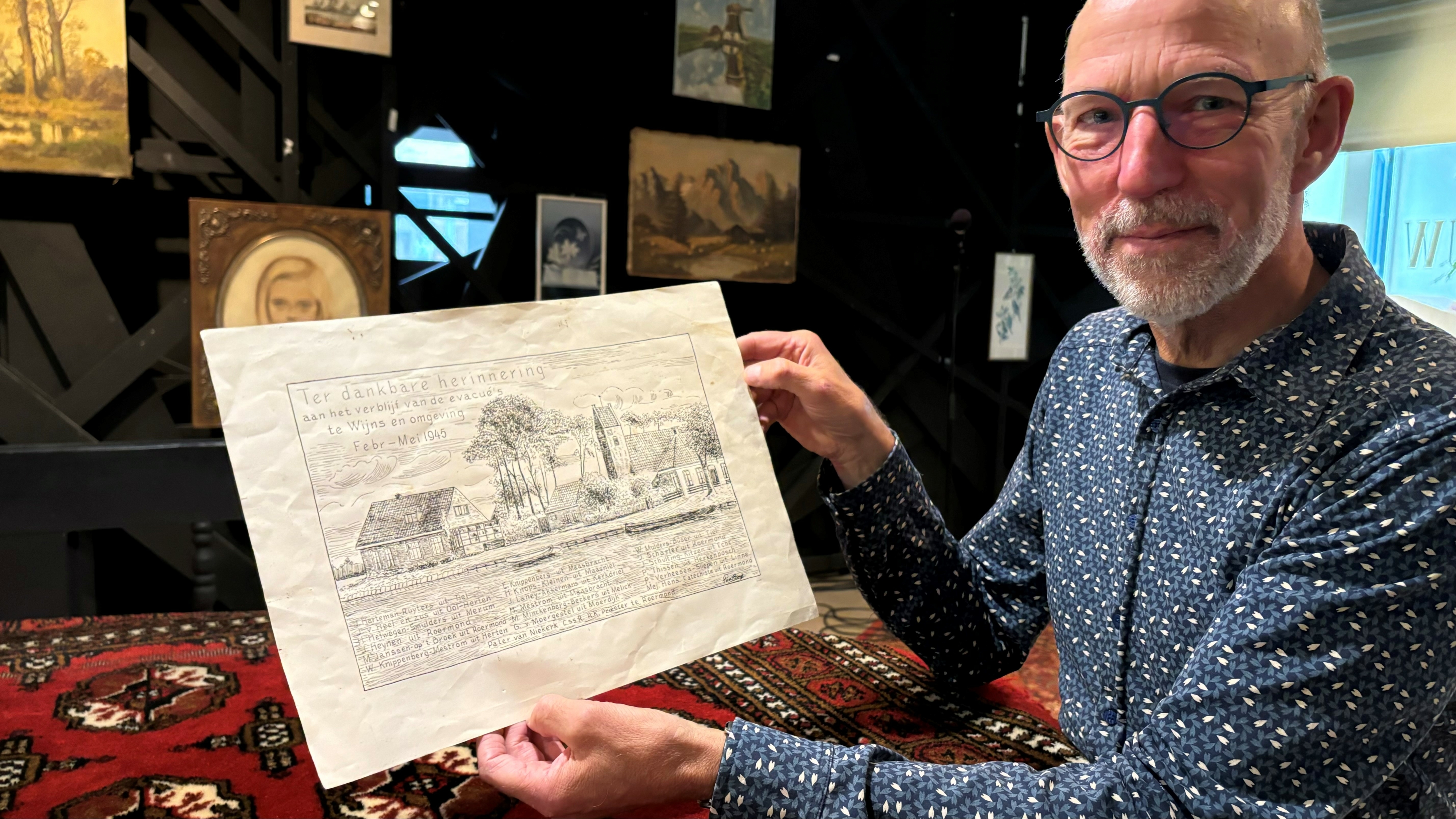 Otto Kuipers mei in tekening
