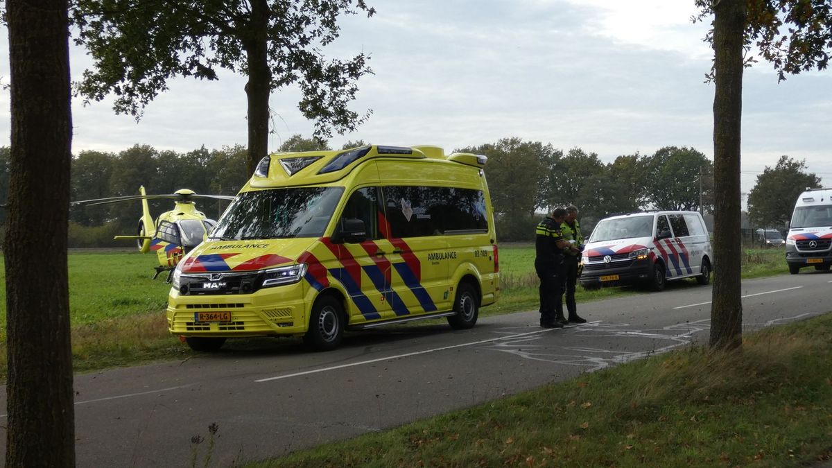 Fietser gewond na val bij Hooghalen