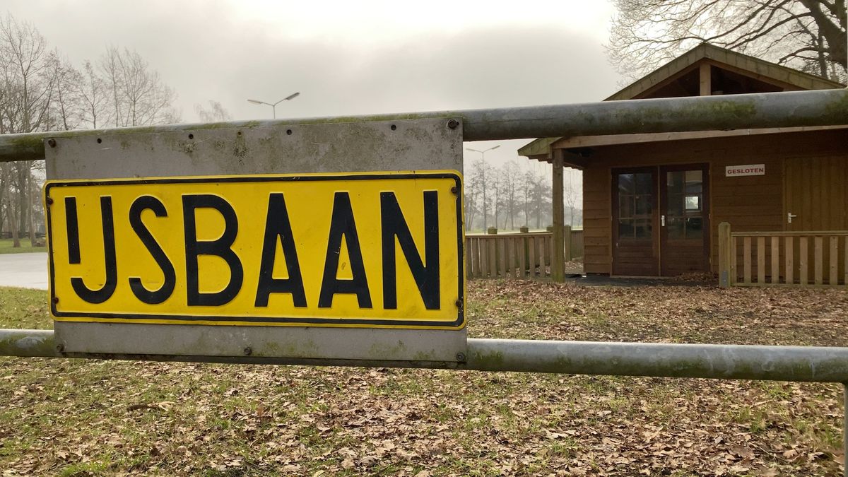 IJsclub Opeinde baalt van kapot ijs, maar houdt hoop voor volgende week