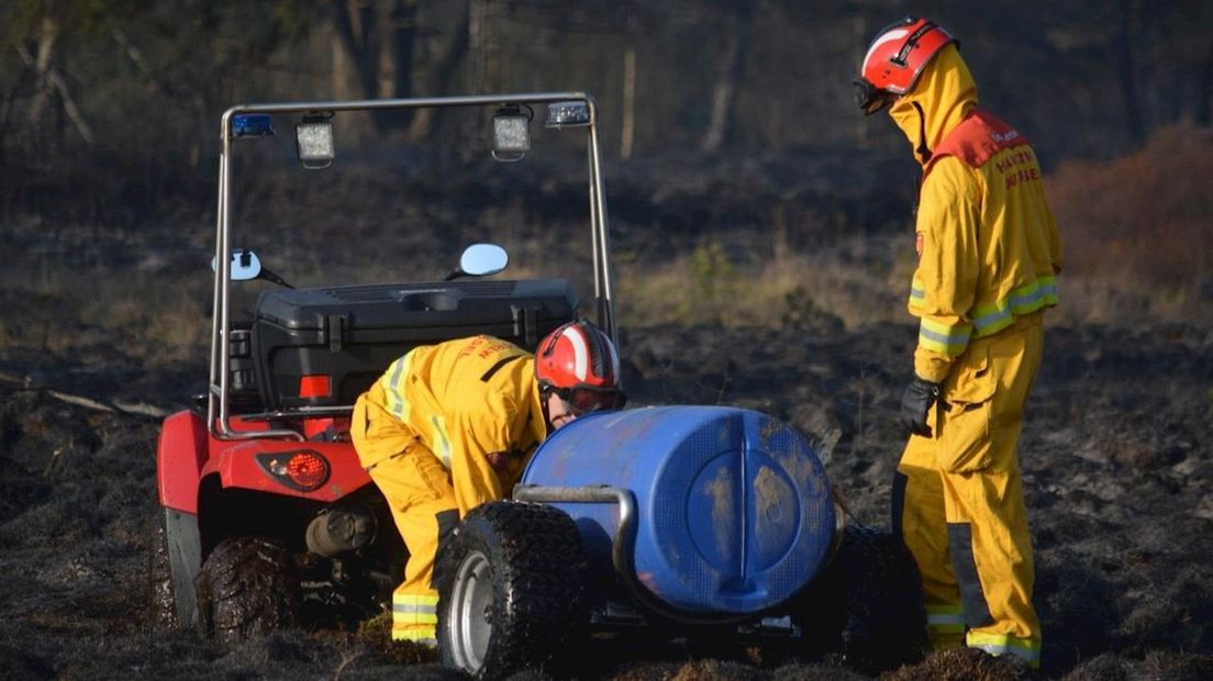 Een speciaal team van de brandweer is ingeschakeld in Tubbergen