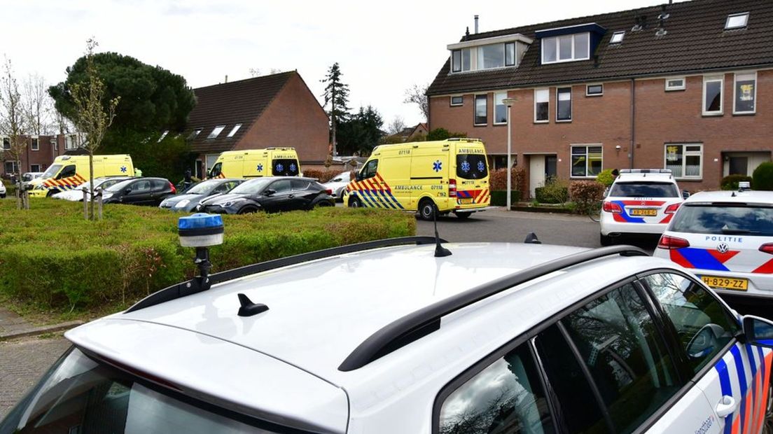 Meerdere ambulances bij steekpartij Westervoort.