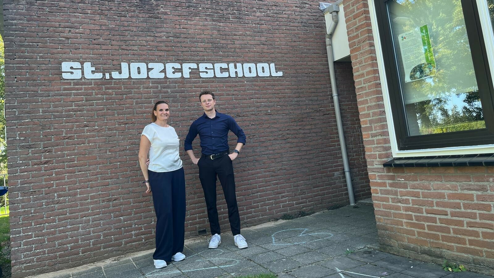 Ouder Gaëlle De Keyser en Dani Bracke van CDA Hulst