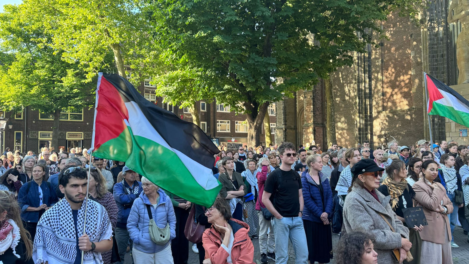Palestijnse gemeenschap herdenkt Nakba vanavond op Domplein in Utrecht