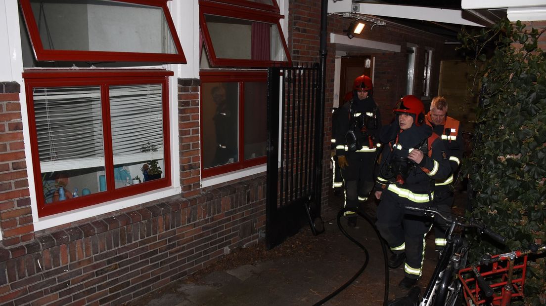 De brandweer kwam in actie voor een keukenbrand in Stad