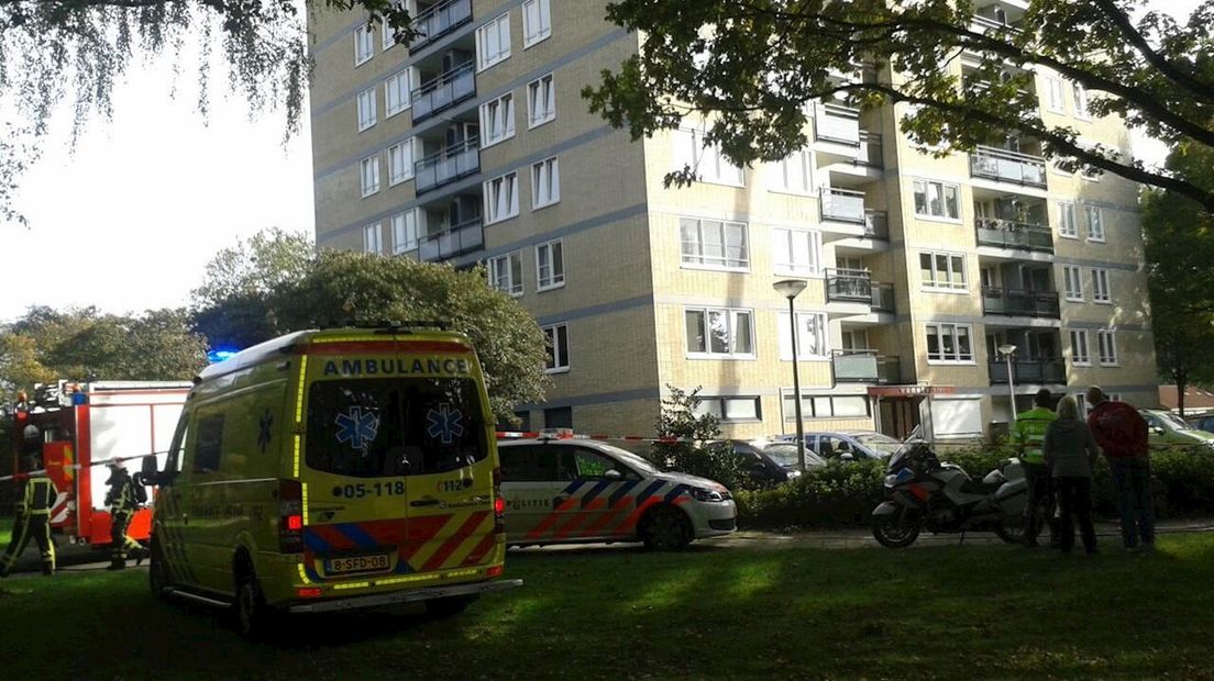 Hulpdiensten ter plaatse in Enschede