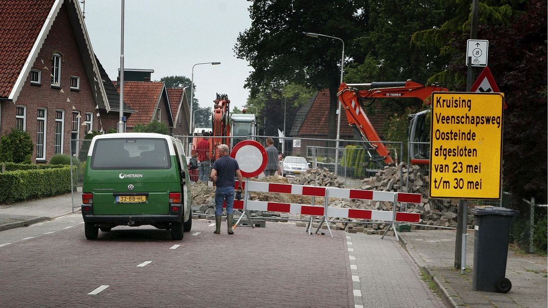 Er wordt al enige tijd gewerkt om het Oosteinde veiliger te maken