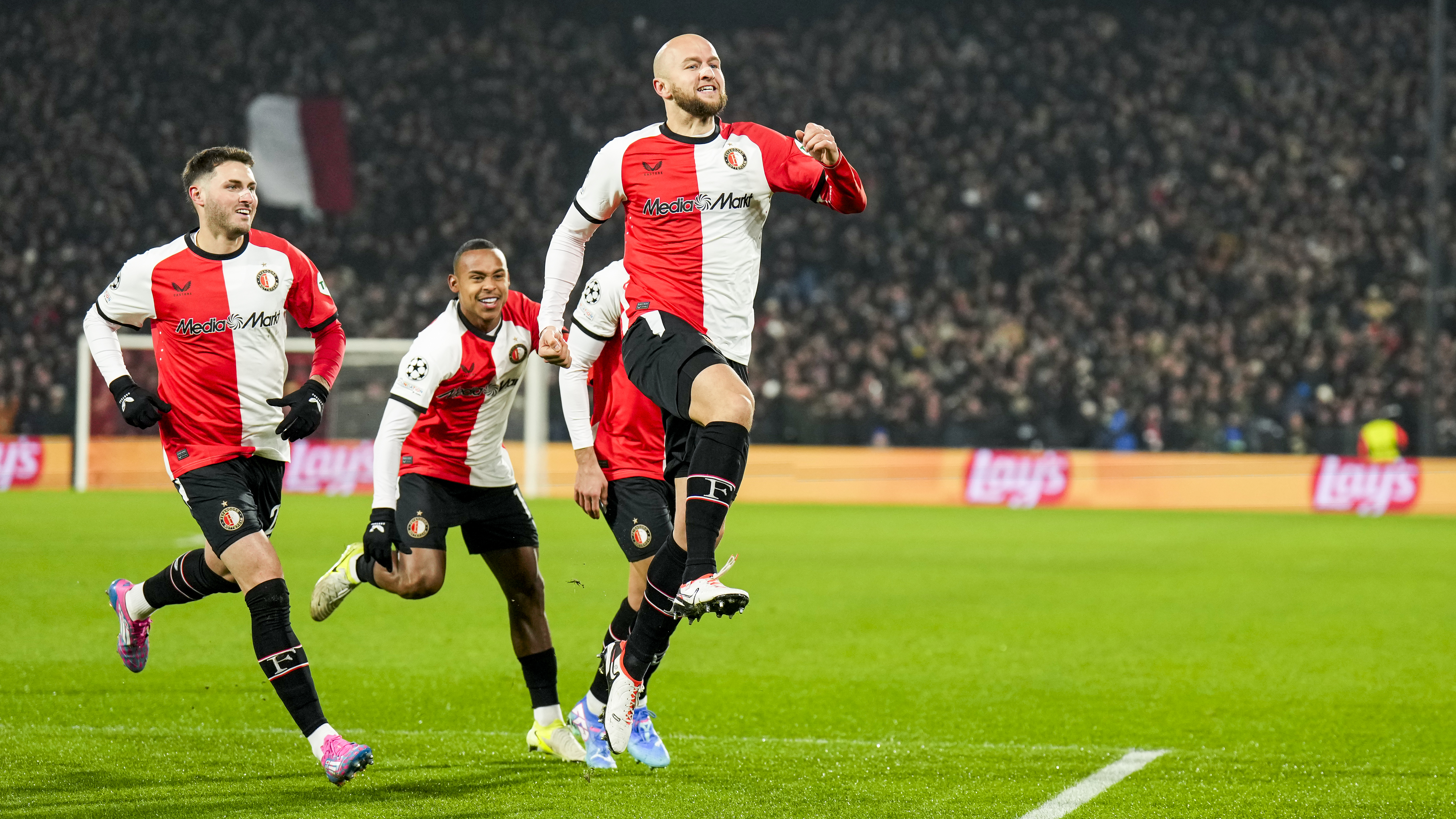 Gernot Trauner viert zijn treffer tegen Sparta Praag