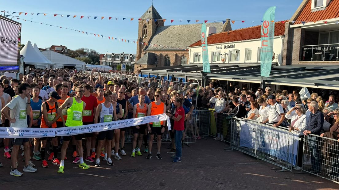 Trailrunners staan klaar voor de start
