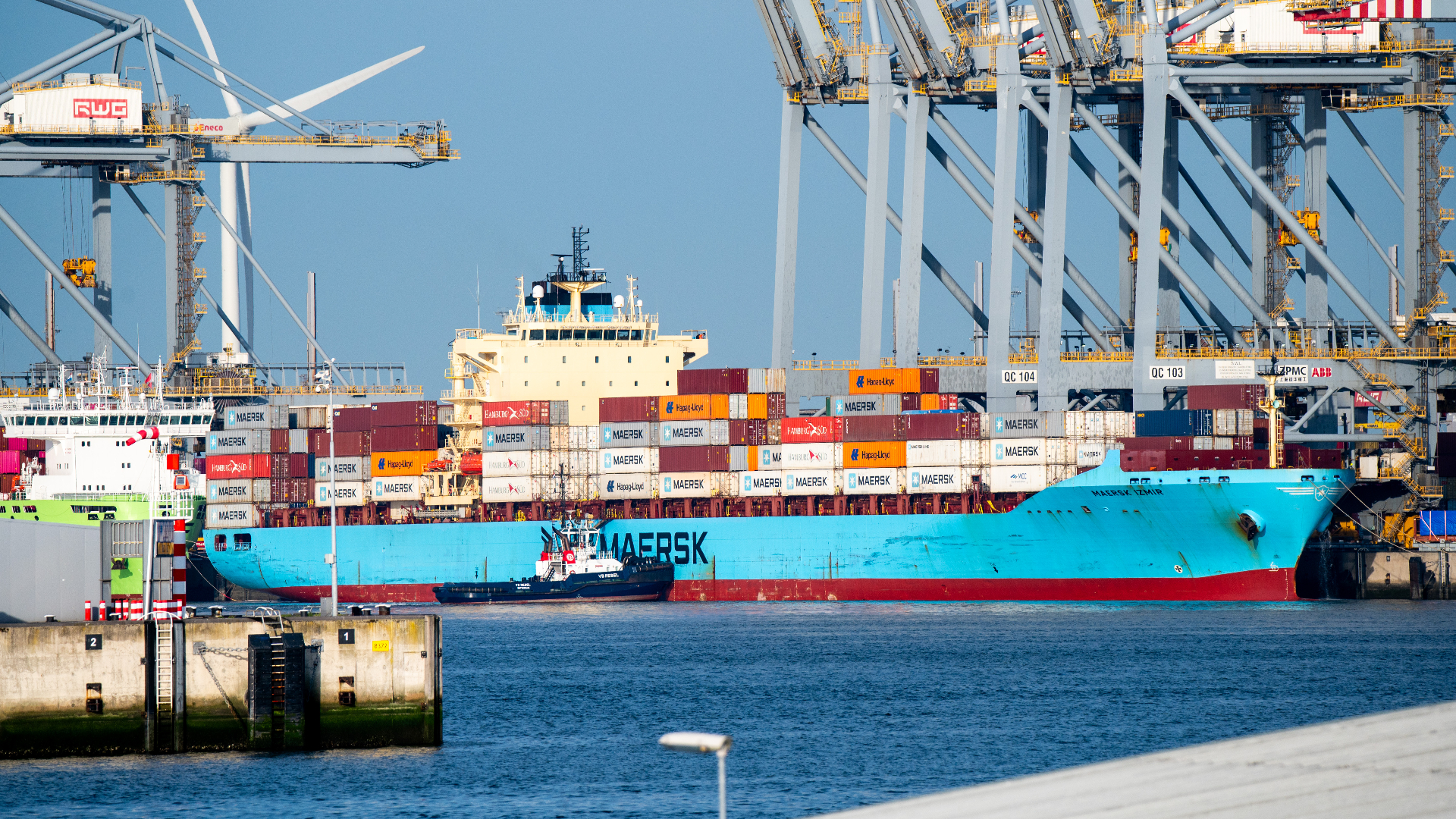 Eerder protesteerden pro-Palestijnse organisaties al tegen een ander containerschip van Maersk.