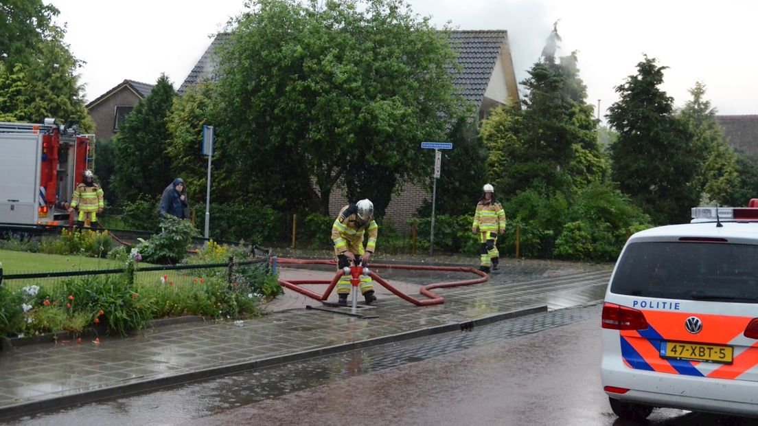 Woningbrand in Olst