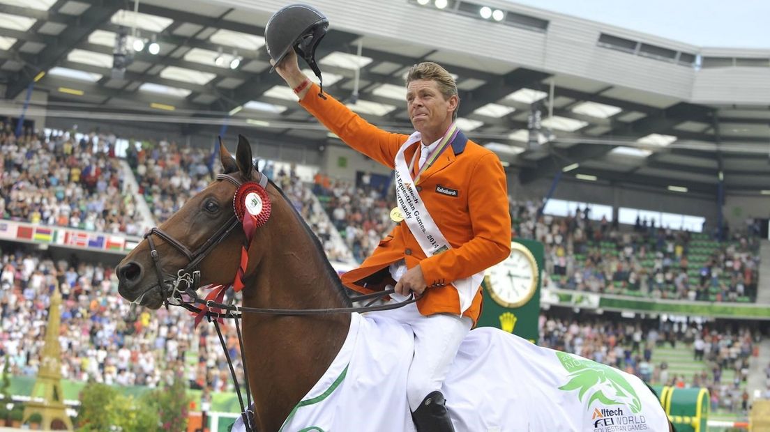 Jeroen Dubbeldam op de Wereldruiterspelen in Normandië