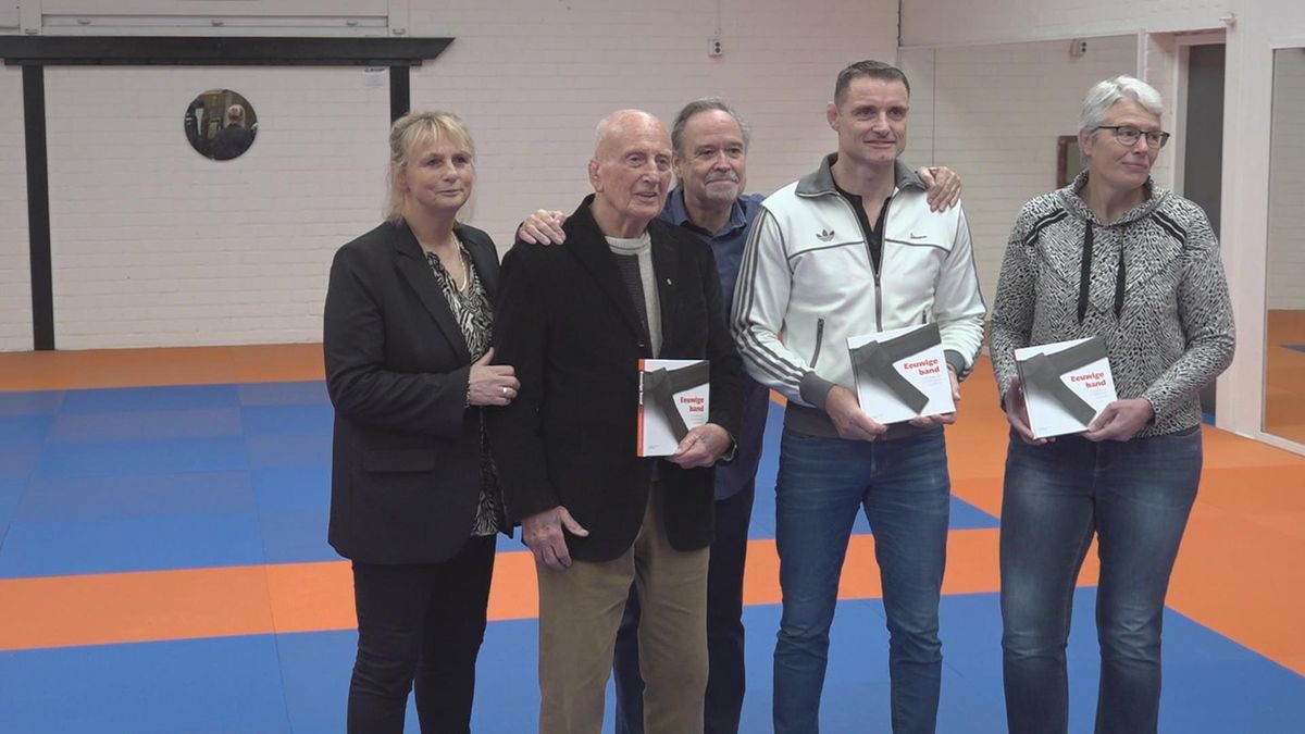 Olympisch kampioenen Angelique Series en Mark Huizinga en oudcoach