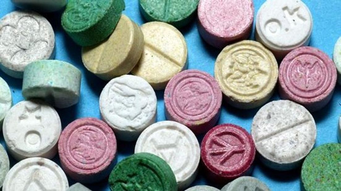 Er zijn ruim zestig xtc pillen in beslag genomen (Rechten: archief RTV Drenthe)
