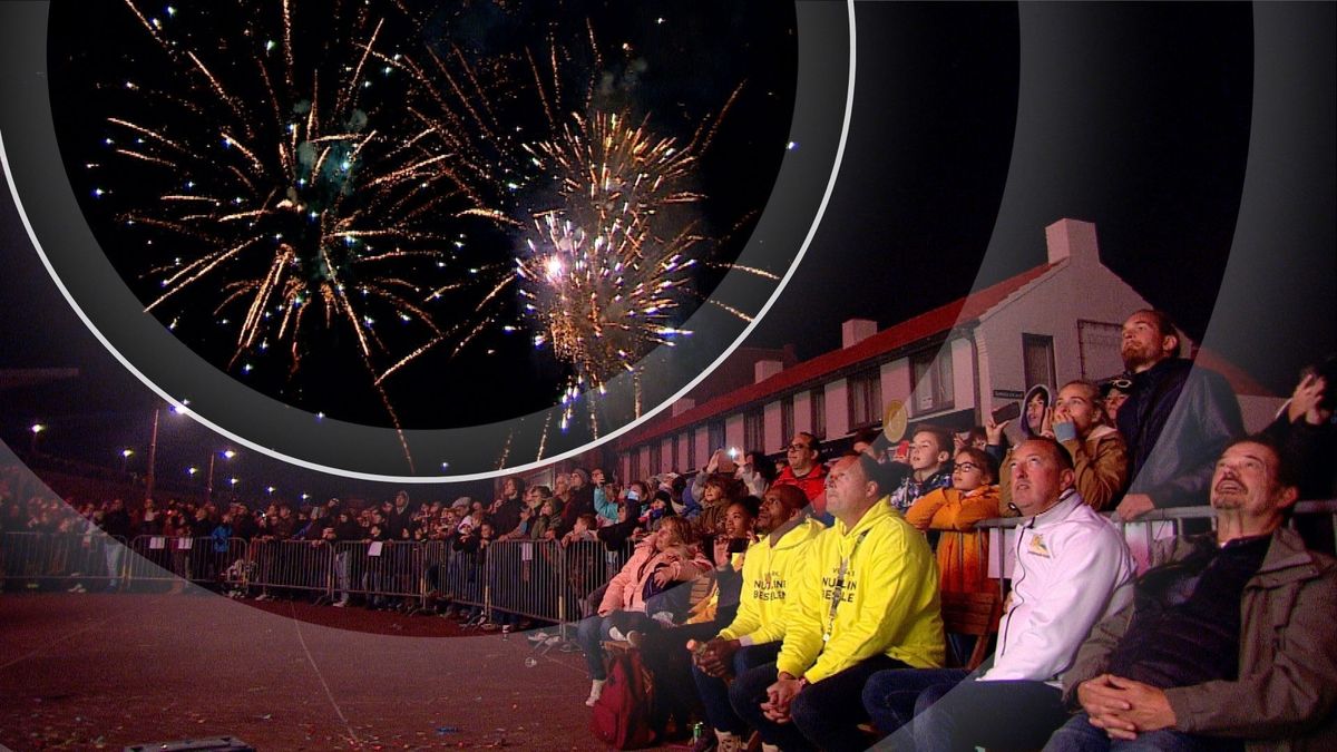 Grote drukte bij vuurwerkshow in Zoutelande