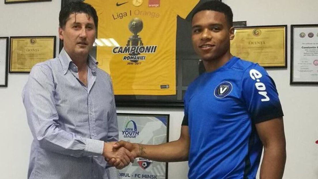 Bradley de Nooijer in het shirt van Viitorul