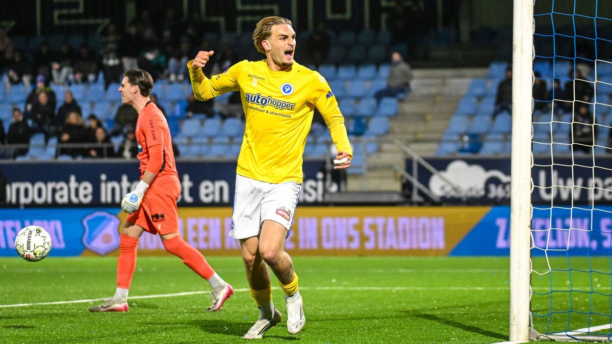 Kyano Kwint slaat in extremis toe: De Graafschap haalt punt in Eindhoven