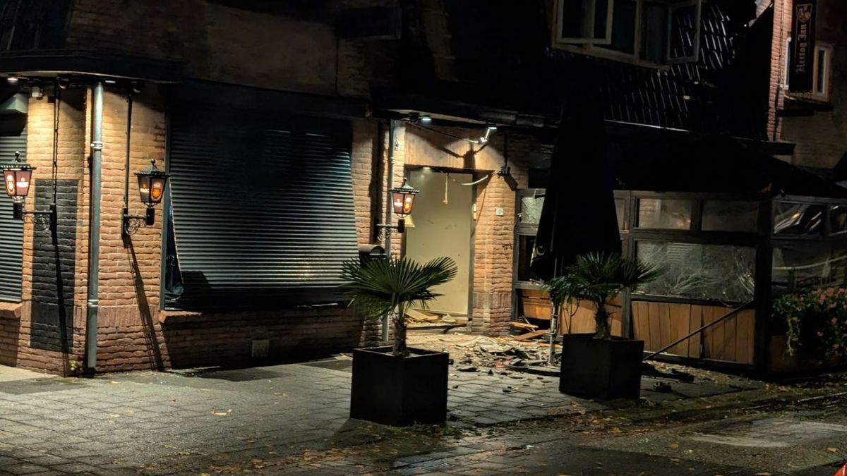 Explosie bij coffeeshop zorgt voor veel schade