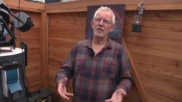 Tjasse bouwde zijn eigen sterrenwacht en plaatste er een gigantische telescoop in