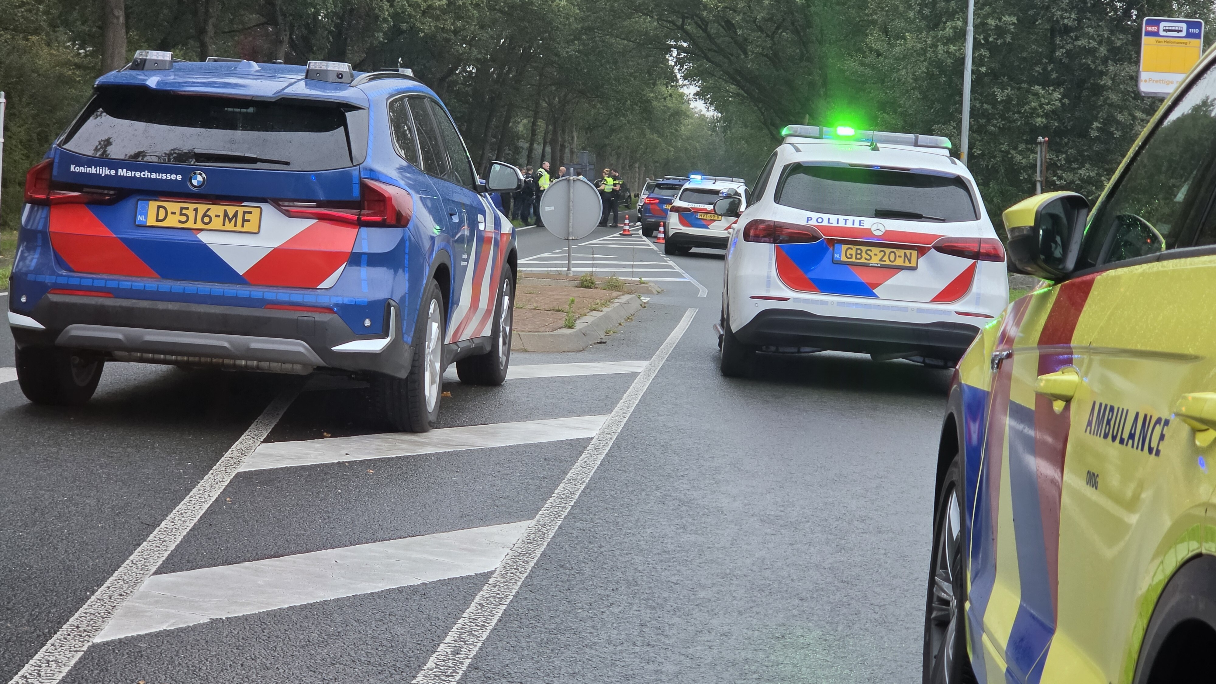 Verschillende hulpdiensten kwamen ter plaatse
