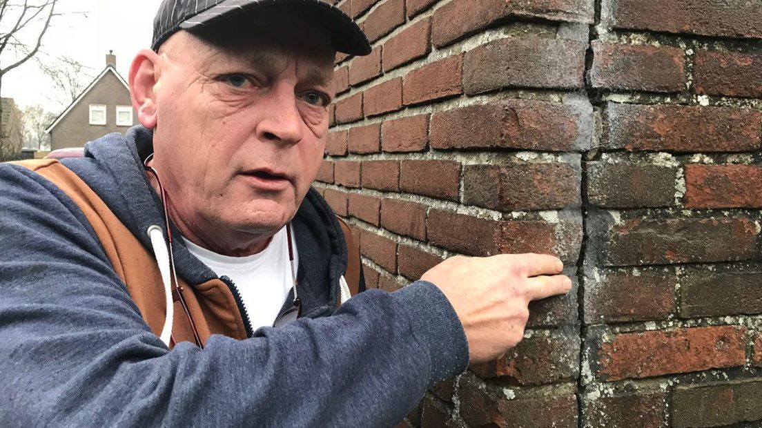 Ab Bruintjes heeft scheuren in de muren (Rechten: Hielke Meijer/RTV Drenthe)