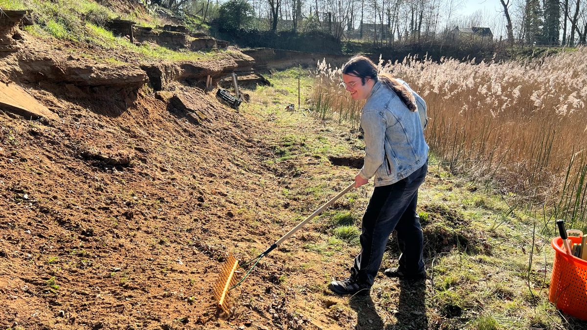 Zandgroeve in Nieuw Namen voor de vijfde keer aangepakt door vrijwilligers