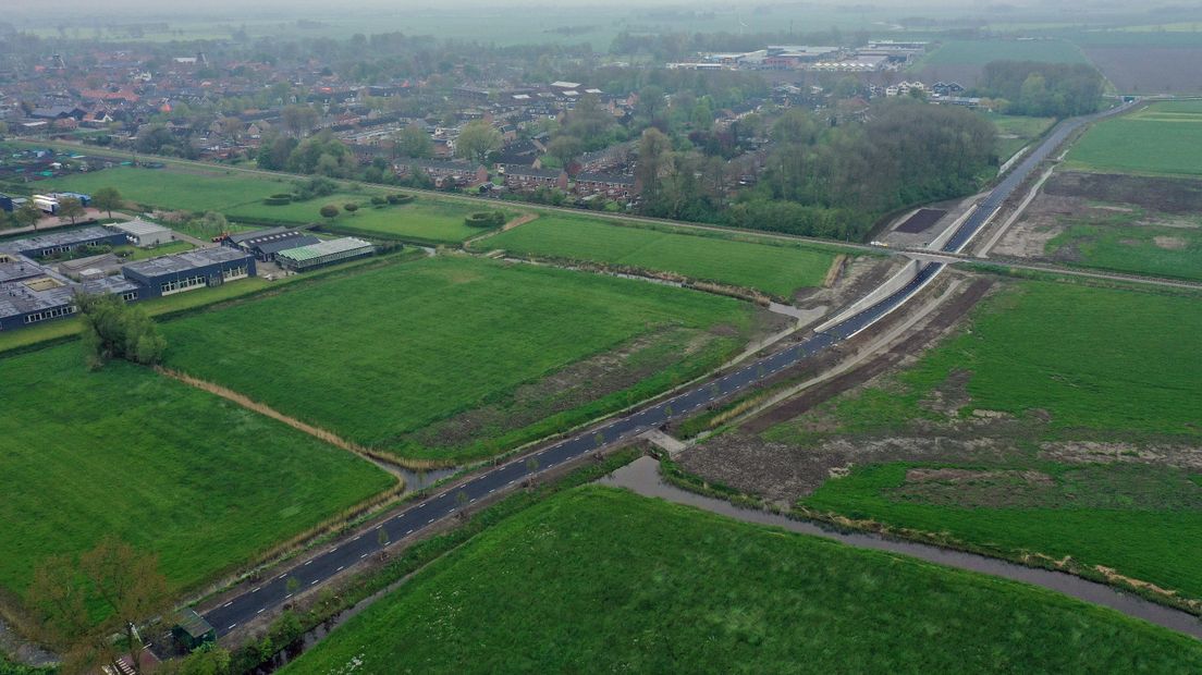 De nieuwe Novaweg in Winsum