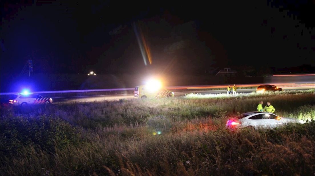 Eenzijdig ongeluk op A1