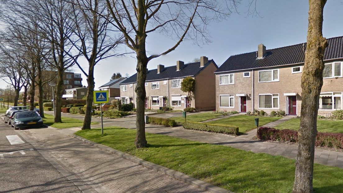 Een straat in Uithuizen