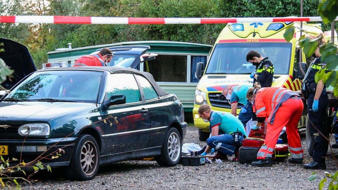 Het ongeluk gebeurde op het terrein van Camping De Drecht