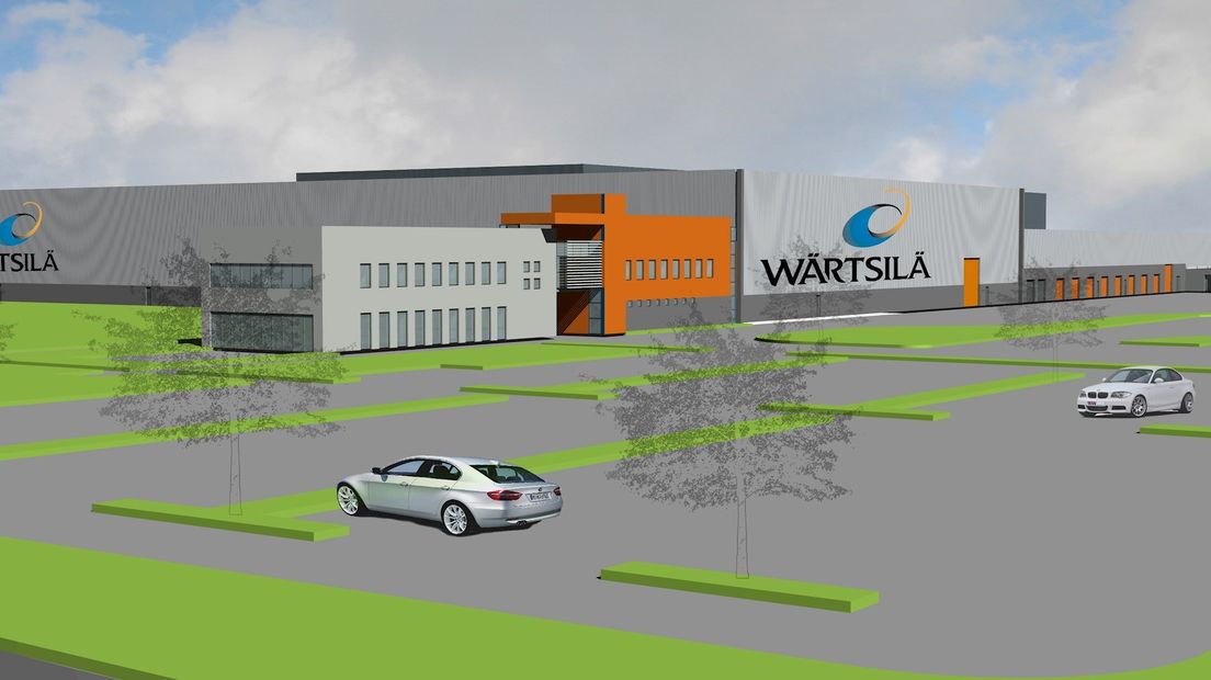 Start bouw distributiecentrum Wärtsilä