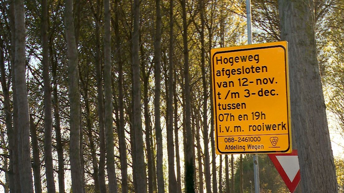 Waterschap kapt 25.000 bomen in 10 jaar