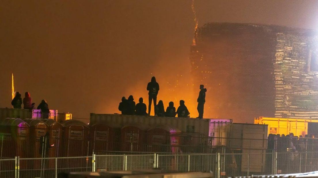 De vuurstapel in Scheveningen