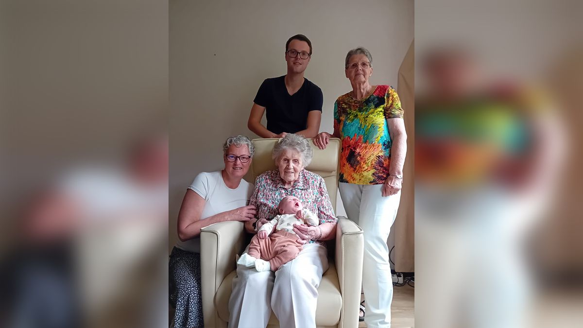 Jongste telg maakt vijf generaties van deze familie in Westerbork compleet