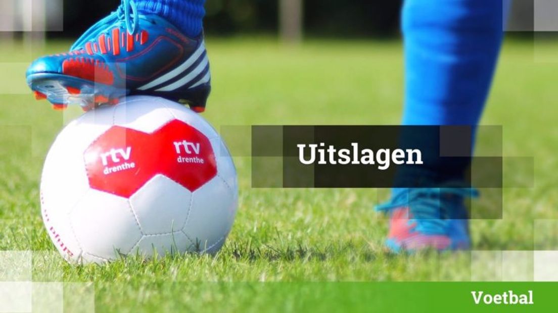 Bekijk hier alle uitslagen in het zaterdagvoetbal