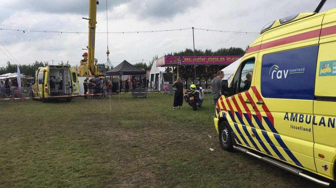 Ongeluk op Truckfestijn in Balkbrug