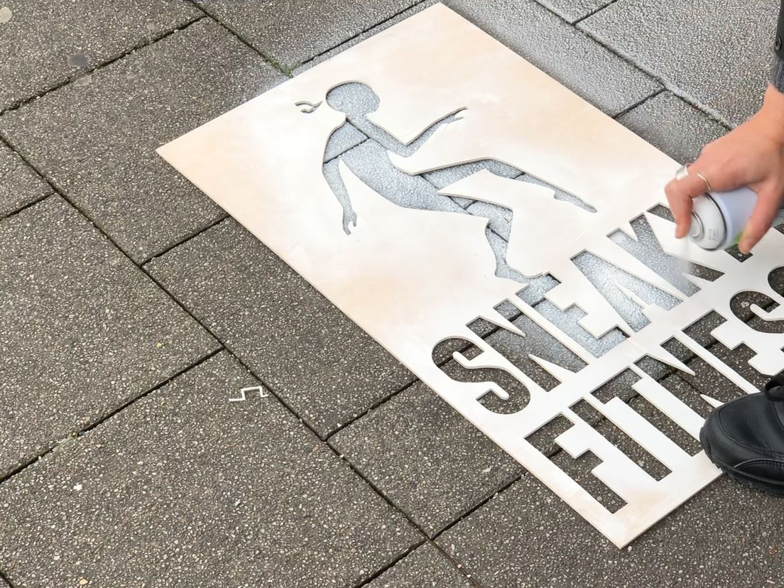 Sneaky Fitness in het straatbeeld