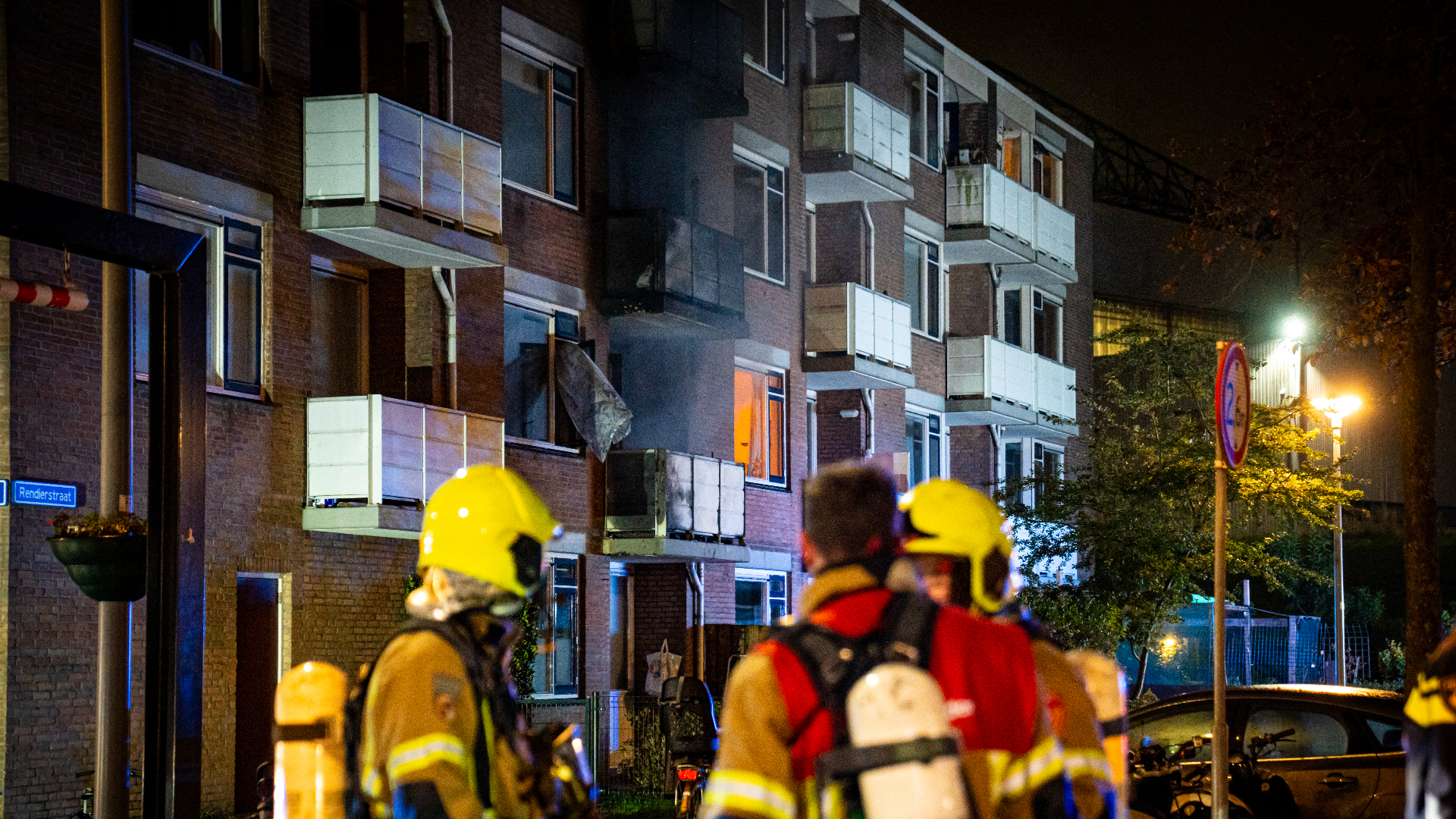 De schade na de brand is groot.